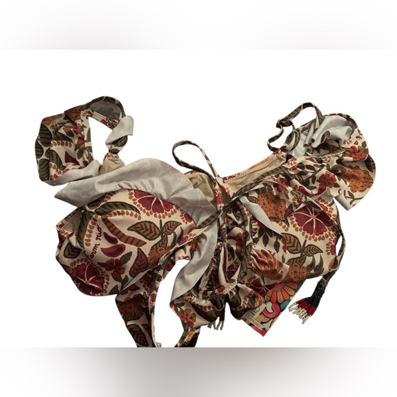 Farm Rio Ruffled Bikini Top - Picture 3 of 6
